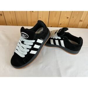 NEW Men's Adidas Black/White Campus Shoes, Size 7